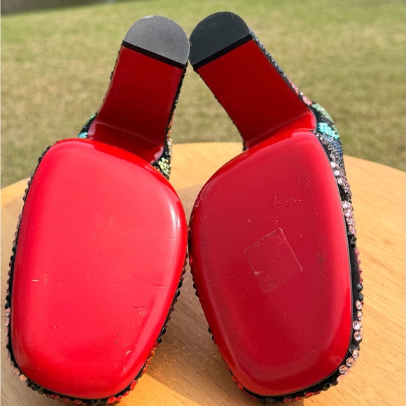 Christian Louboutin Harlequin Strass Heels - Picture 6 of 9